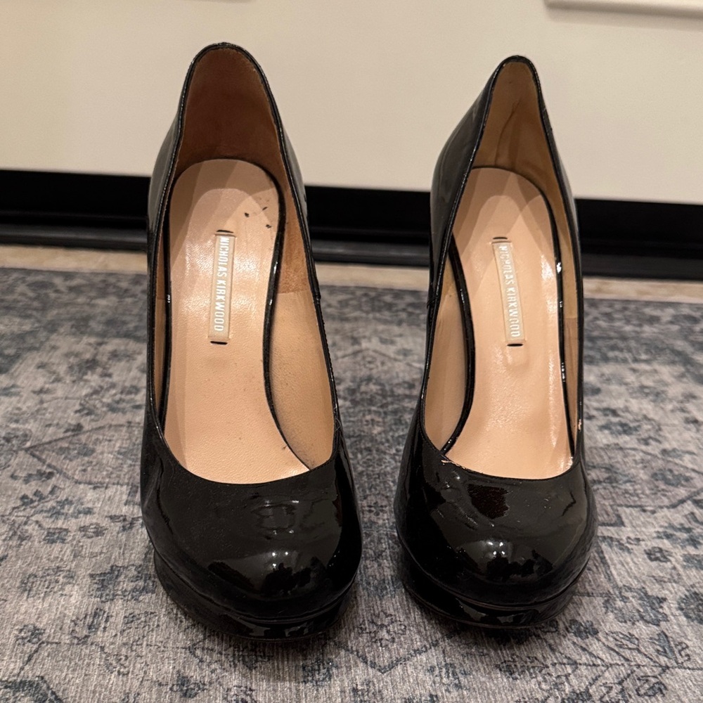 Nicholas Kirkwood Patent Leather Pumps